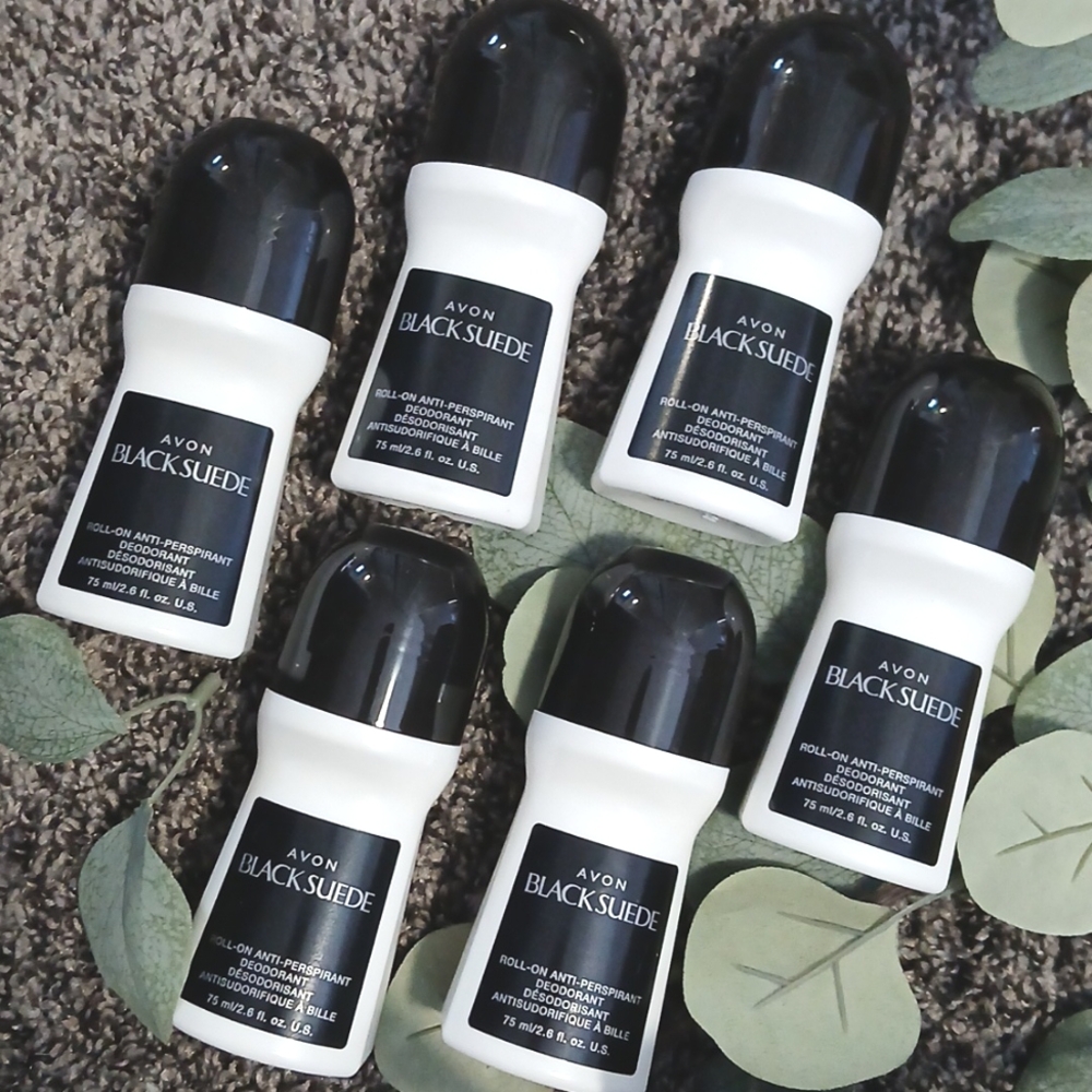 ✔️Black Suede Roll On Antiperspirant Deodorant AVON